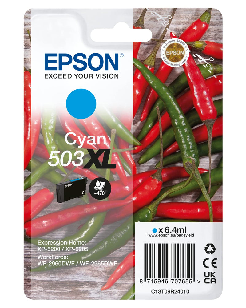 Epson Ink/503XL Chillies 6.4ml CY SC SEC