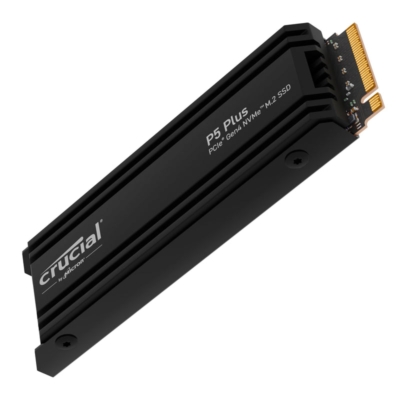 Crucial P5 Plus 1TB Gen4 NVMe M.2 SSD Internal Gaming SSD with Heatsink, Compatible with Playstation 5 (PS5) - up to 6600MB/s - CT1000P5PSSD5 P5 Plus Heatsink 1TB