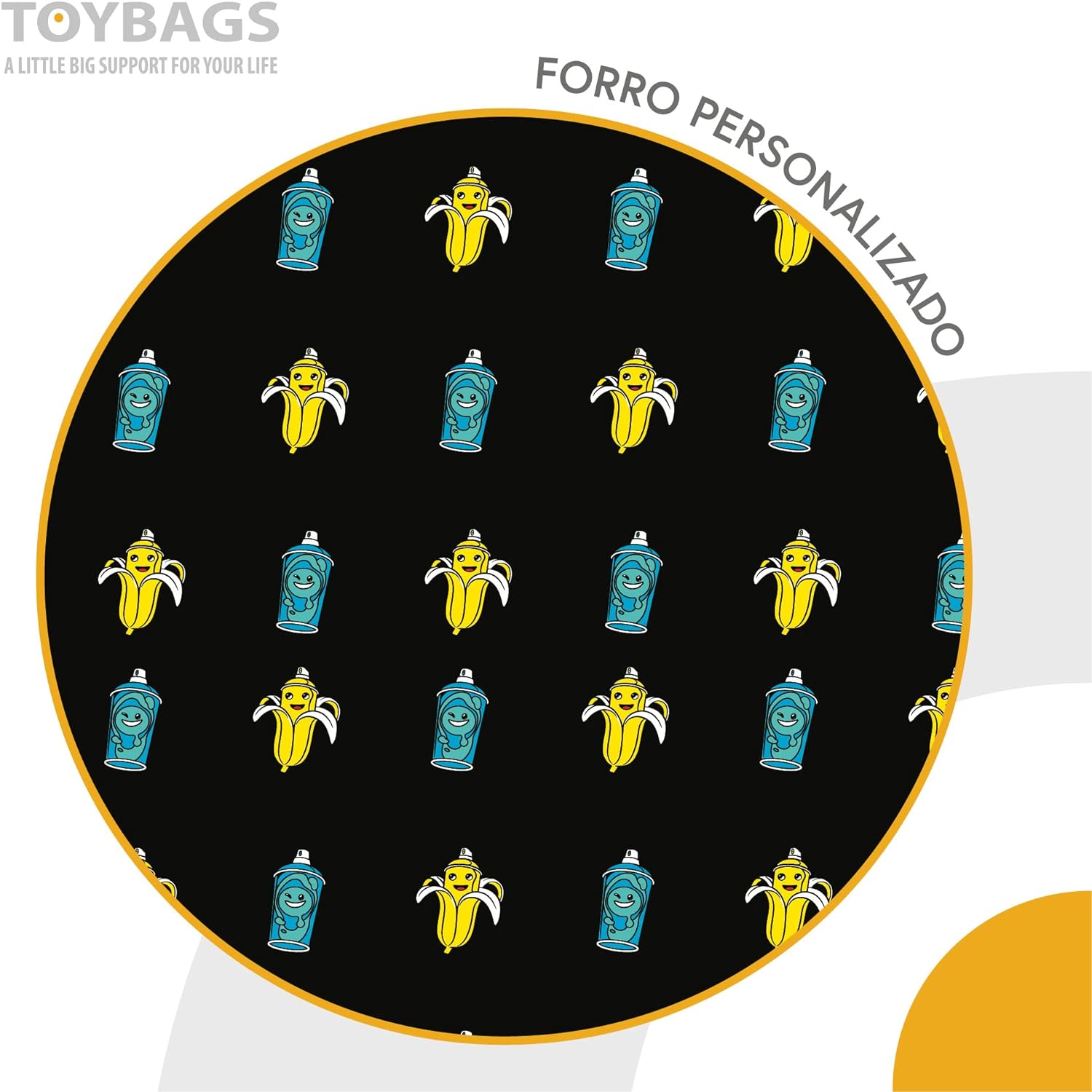 FORTNITE Crazy Banana Gamer Pencil Case - Side Handle Design - 1 Compartment Pencil Case - Lined Interior with Zip Close - 11 × 24 × 10 cm - Toybags