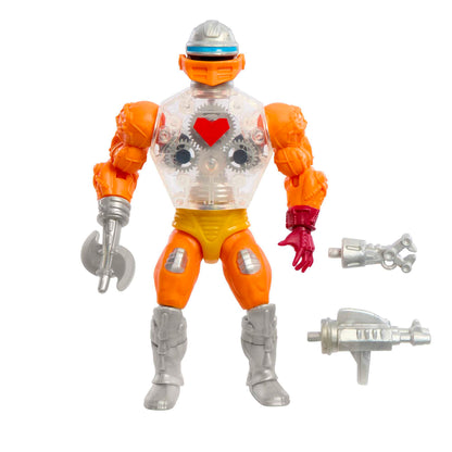 Masters of the Universe Origins Action Figure, Rise of Snake Men Mini Comic Roboto, Articulated Collectible MOTU Toy with Accessory and Mini Comic, HKM69