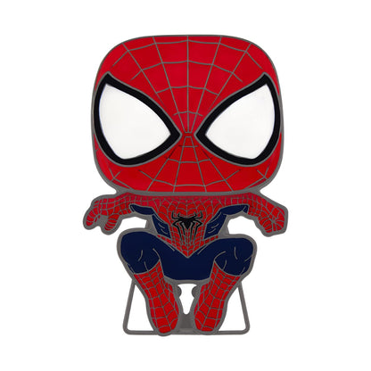 Loungefly POP! Large Enamel Pin MARVEL: SPIDERMAN ANDREW GARFIELD - Spider-Man - Spiderman No Way Home Enamel Pins - Cute Collectable Novelty Brooch - for Backpacks & Bags - Gift Idea