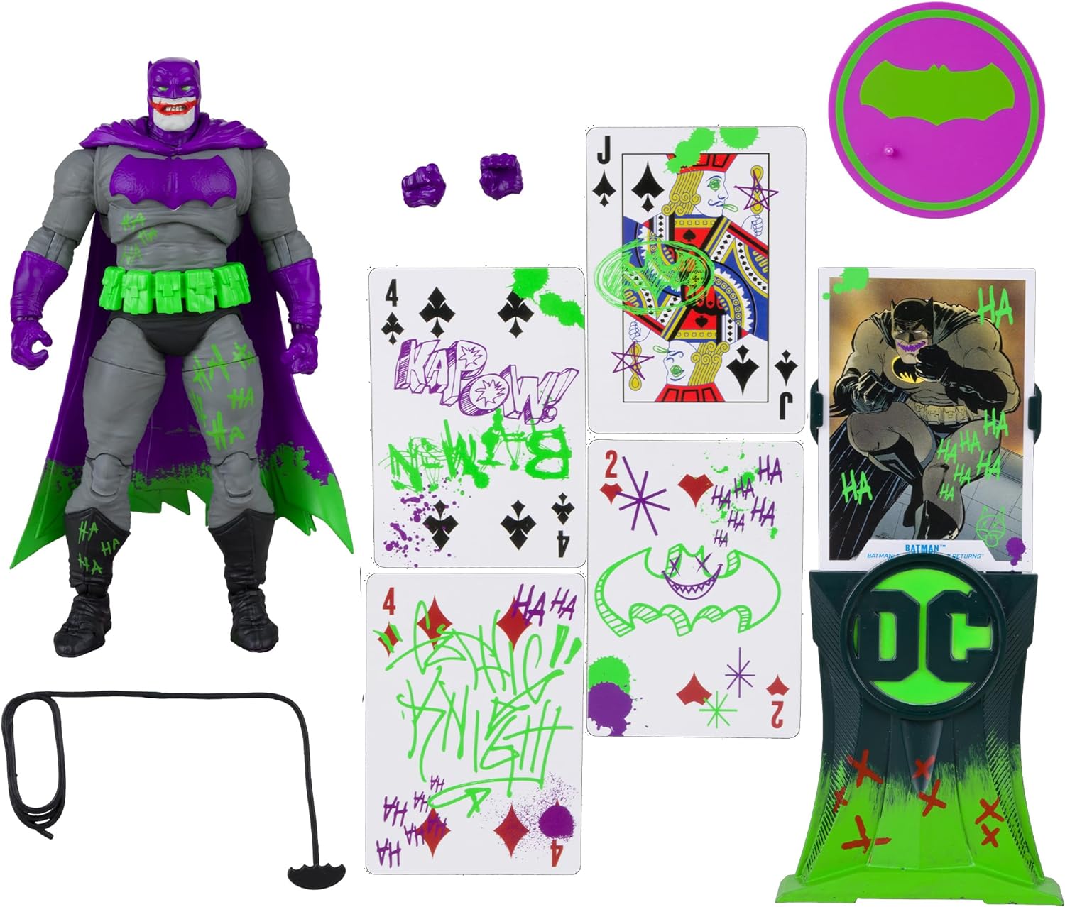 McFarlane Toys DC Multiverse Batman (Dark Knight Return)(Jokerized) (Gold Label) 18cm Figure