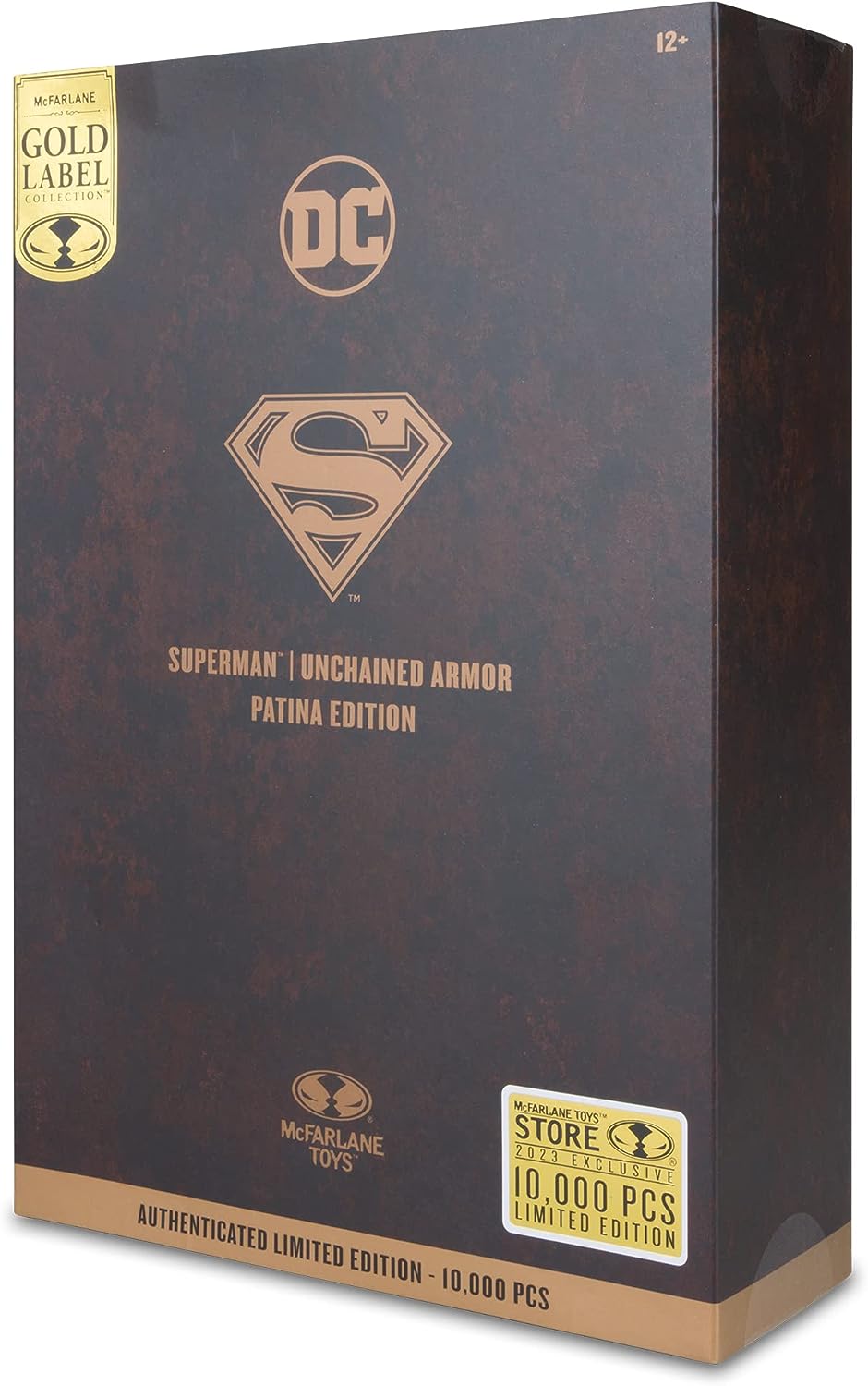 DC Multiverse Superman 7 Inch Action Figure Exclusive - Superman Unchained Armor Patina Edition Gold Label