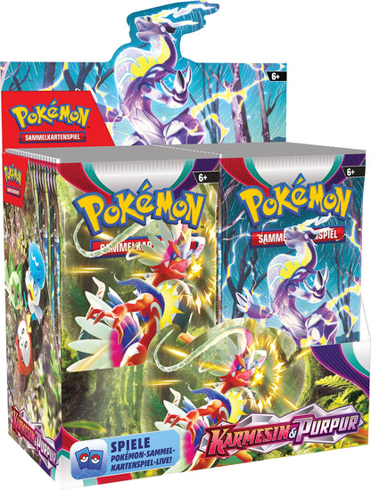 Pokémon Sammelkartenspiel Crimson & Purple Display Box Single
