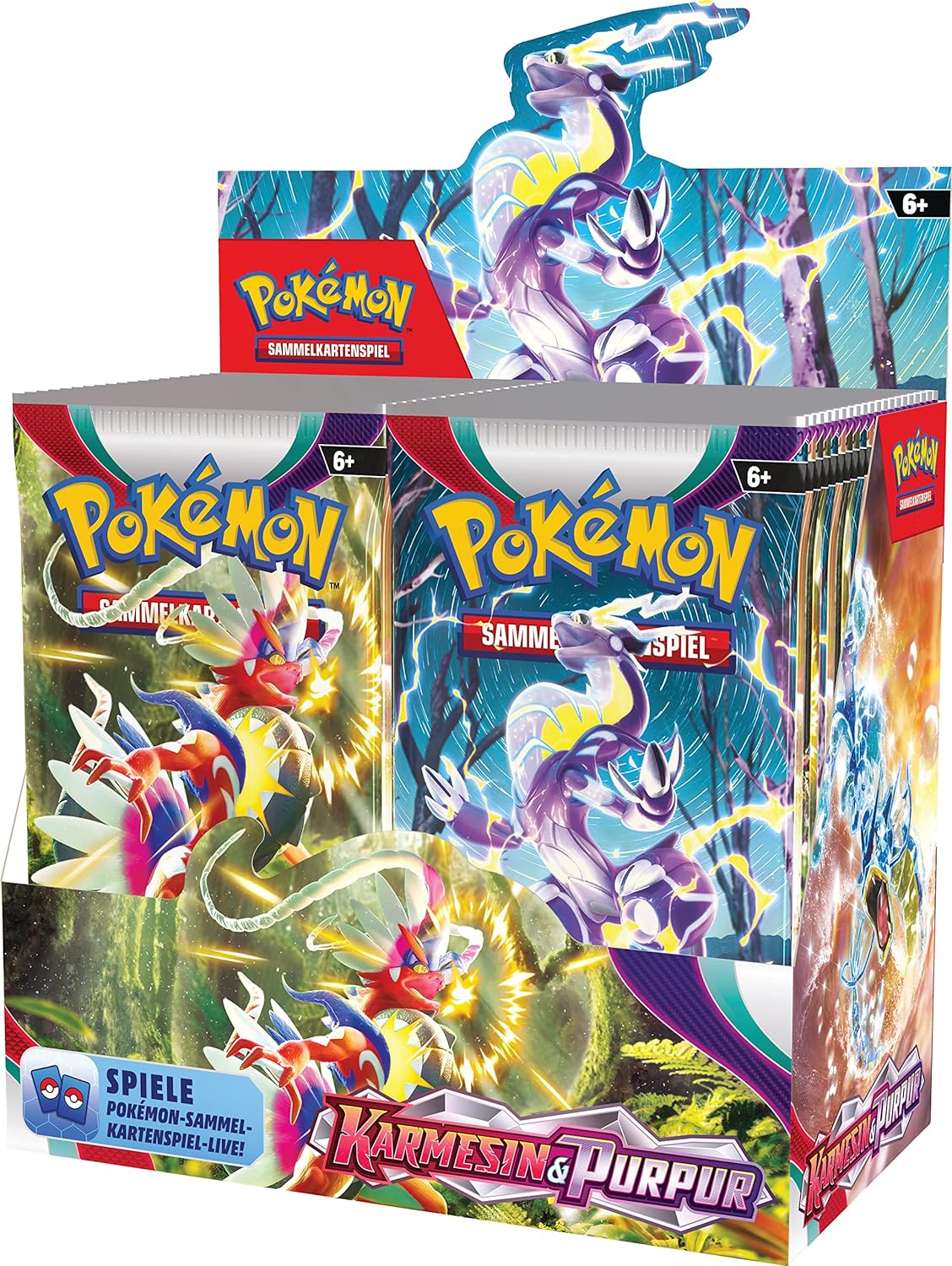 Pokémon Sammelkartenspiel Crimson & Purple Display Box Single