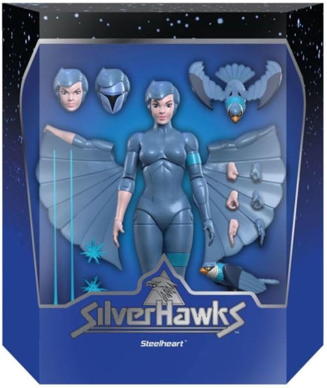 SUPER7 SilverHawks figurine Ultimates Steelheart 18 cm