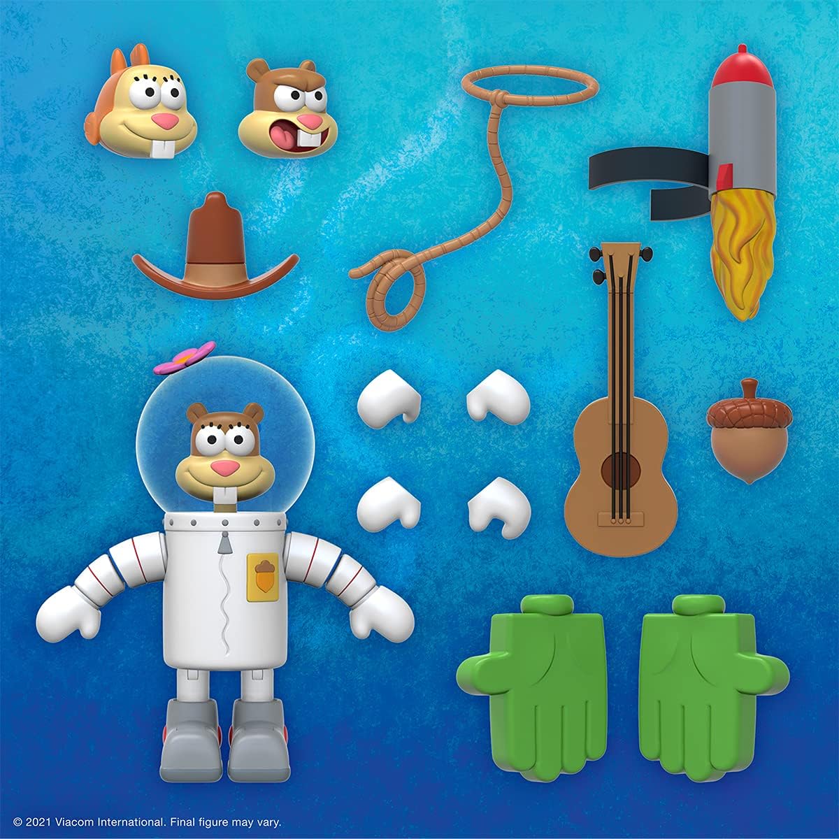 SUPER7 Spongebob Squarepants Sandy Cheeks - ULTIMATES! 7 in Scale Action Figure