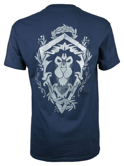 J!NX World of Warcraft Premium Pocket T-Shirt Alliance Lion Crest Size S shirts
