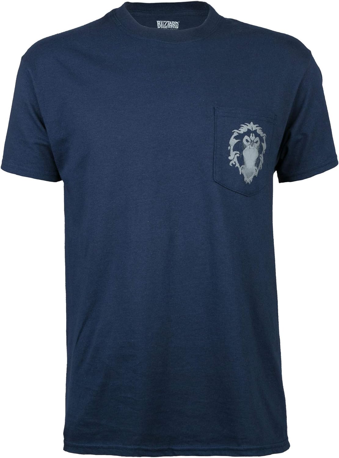 J!NX World of Warcraft Premium Pocket T-Shirt Alliance Lion Crest Size S shirts