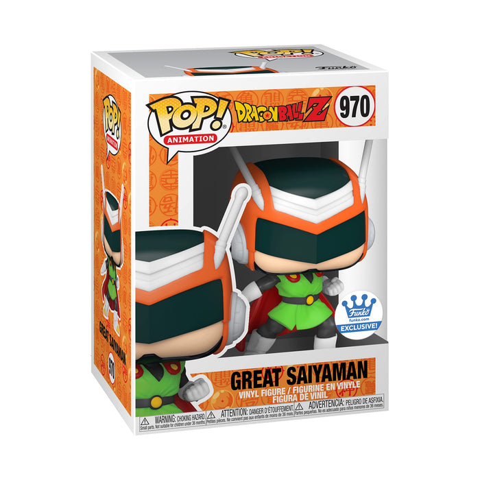 Funko Pop! Animation: DBZ - Great Saiyaman - (Gohan) Saiyaman - Dragon Ball Z - Collectable Vinyl Figure - Gift Idea - Official Merchandise - Toys for Kids & Adults - Anime Fans