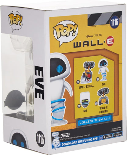 Funko Pop! Disney: Wall-E - Eve Flying - Glow In the Dark - Collectable Vinyl Figure - Gift Idea - Official Merchandise - Toys for Kids & Adults - Movies Fans - Model Figure for Collectors Standard size Multicolor