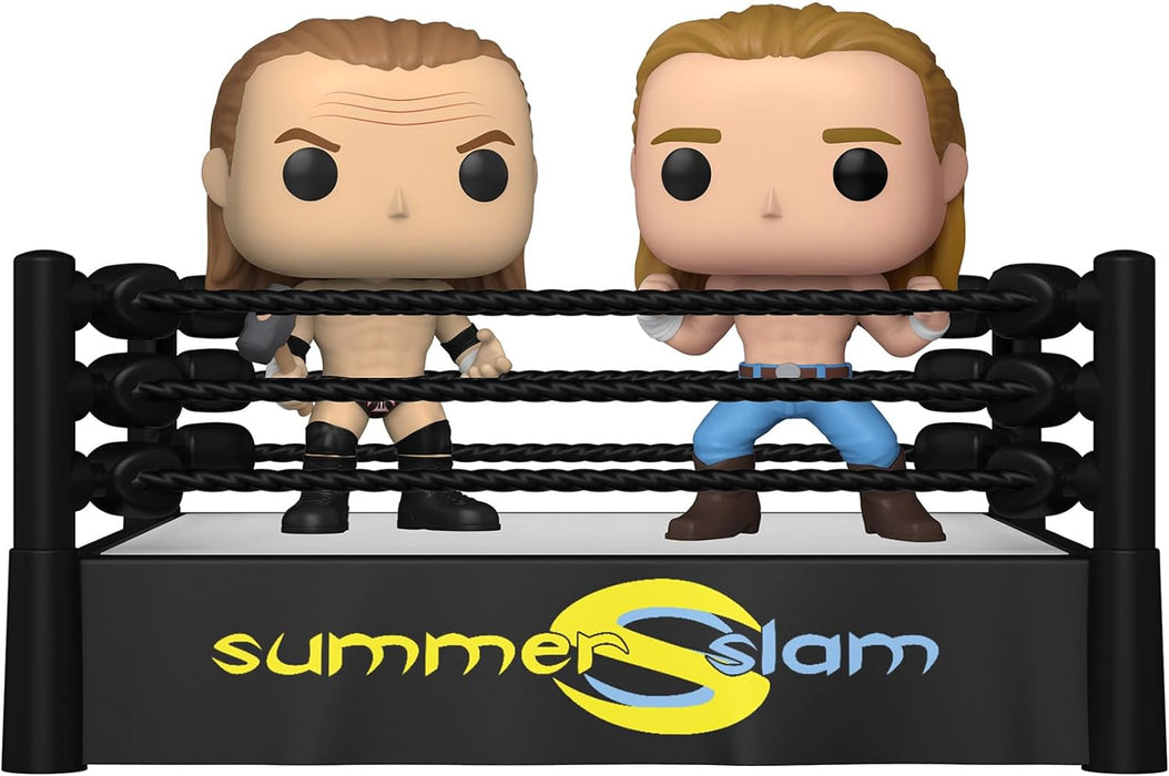 Funko POP! Moments: SS Ring With Triple H & Shawn MichaelsH/Michaels - WWE - Collectable Vinyl Figure - Gift Idea - Official Merchandise - Toys for Kids & Adults - Sports Fans