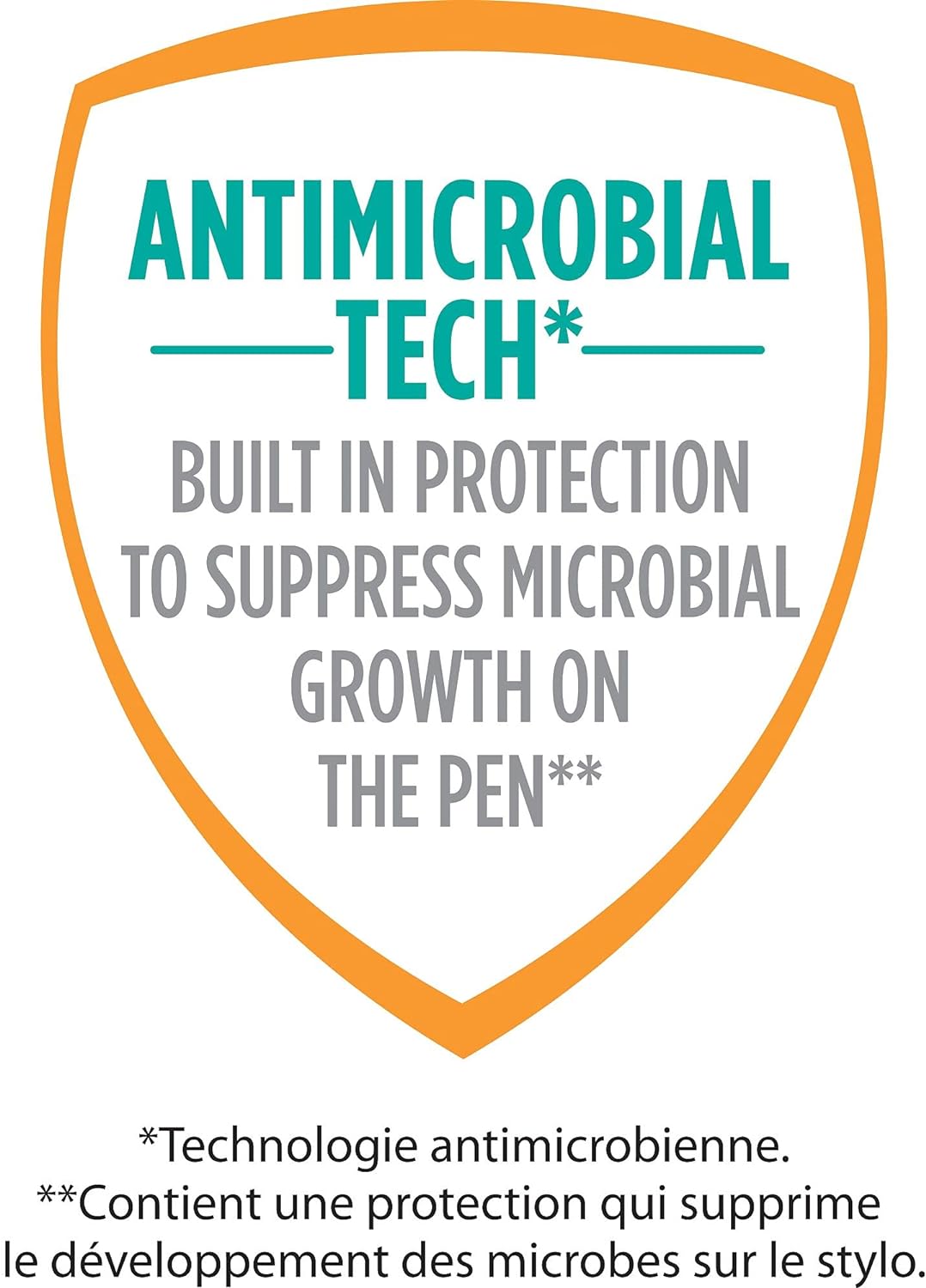 Bic 2-in-1 Retractable Touch Pens with Anti-Microbial Technology - Medium Point (1.0mm) - Black, Pack of 12