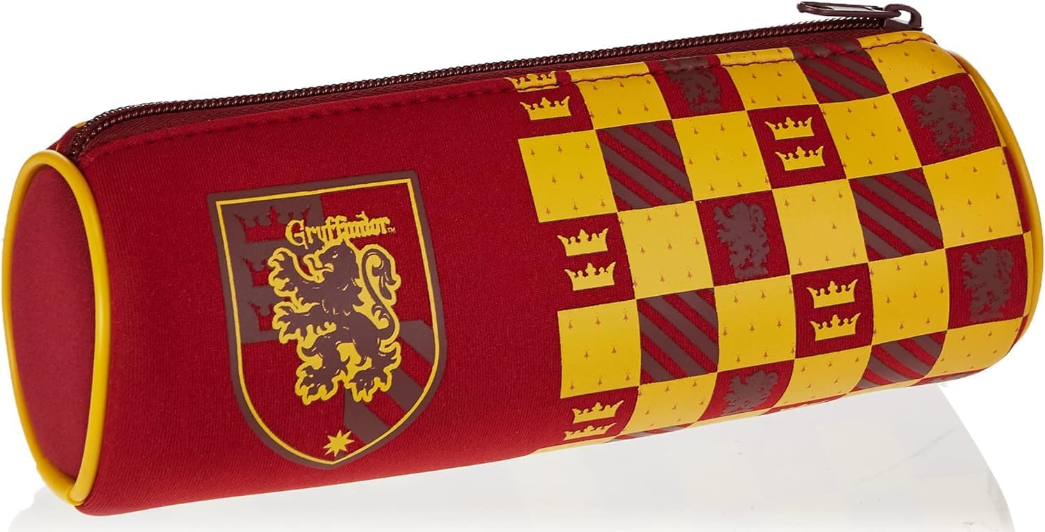 Maped - Harry Potter Kids Pencil Case - Soft Touch - School Pencil Case - Tube Size Brown