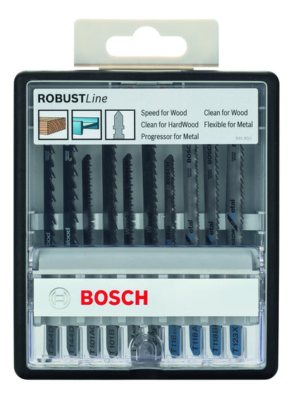 BOSCH Robust Line Stichsageblatter-Set 10 Stuck