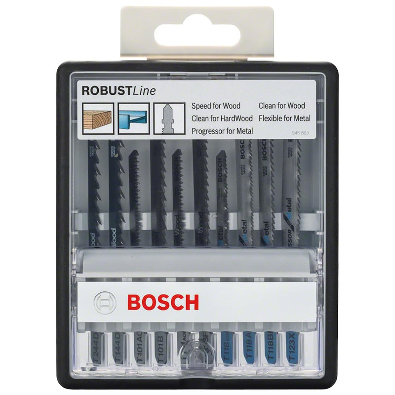 BOSCH Robust Line Stichsageblatter-Set 10 Stuck