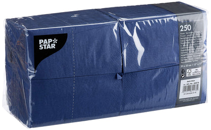 250 PAPSTAR Servietten blau