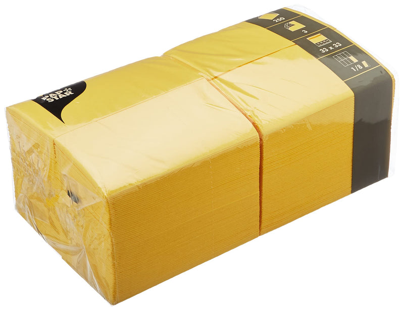 250 PAPSTAR Servietten gelb
