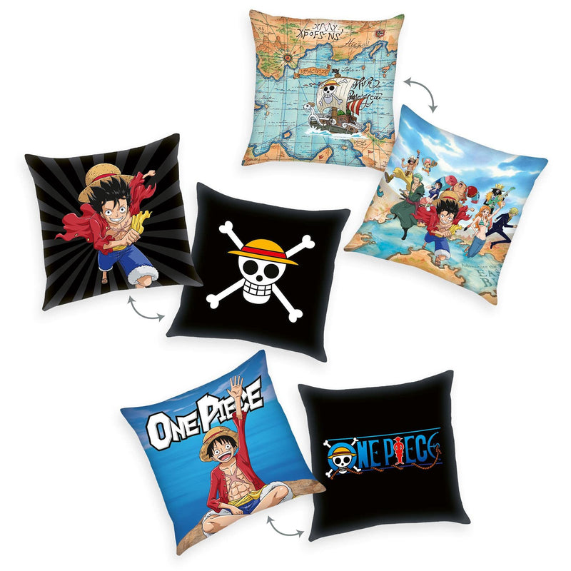One Piece Kissen 3er-Pack Characters 40 x 40 cm