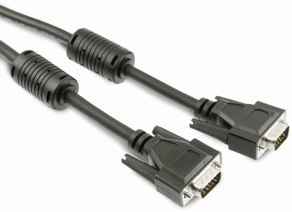 S-Conn 1.8 m Cable S-VGA Cable VGA Cable Black 1.8 M VGA (D-Sub); VGA (D-Sub); 1.8 m; VGA (D-Sub); VGA (D-Sub); VGA (Male – Male, Nickel)
