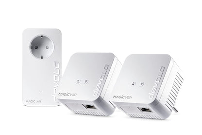 Devolo Magic 1 WiFi Mini Network Kit 1200 Mbit/s Ethernet LAN Wi-Fi White 3 pc(s)