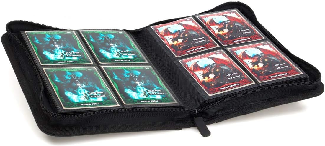 Ultimate Guard 4-Pocket XenoSkin ZipFolio (Black