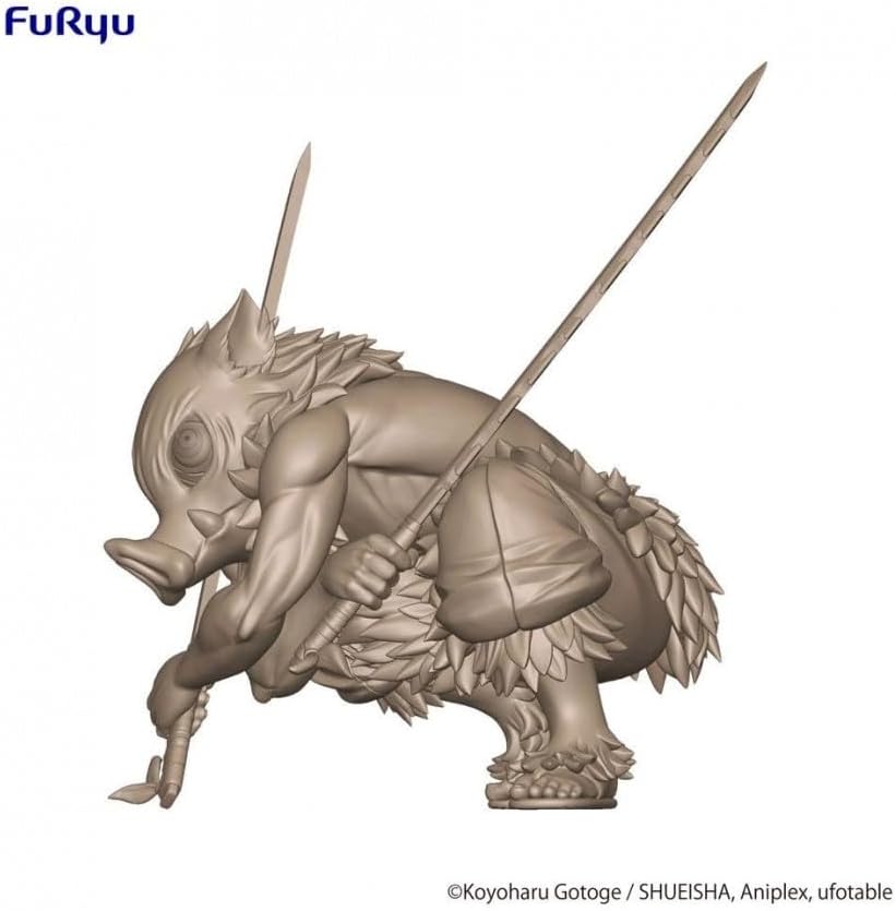 Little Buddy Furyu - Demon Slayer - Inosuke Hashibira Noodle Stopper Figure