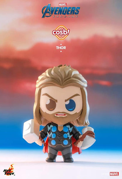 ホットトイズ(Hot Toys) Cosbi Marvel Collection CBX040 Avengers: Endgame Movie Thor #011 Non-Scale Figure, Black, Height Approx. 3.1 inches (8 cm)