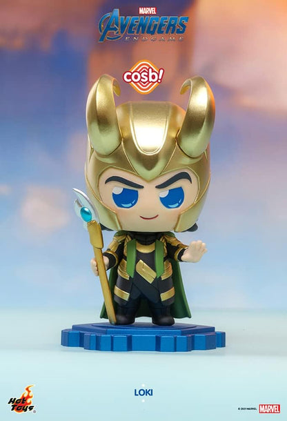 ホットトイズ(Hot Toys) Cosbi Marvel Collection CBX044 Avengers: Endgame Movie Loki #015 Non-Scale Figure, Green, Height Approx. 3.1 inches (8 cm)