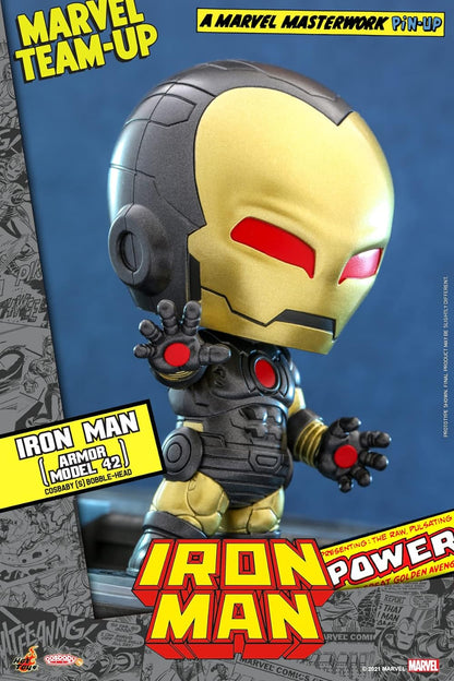Hot Toys Marvel Comics Cosbaby (S) Iron Man (Armor Model 42) 10cm Figure