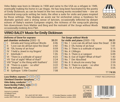 Virko Baley: Music for Emily Dickinson