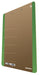 Cardboard Clipoard DONAU Life A4 with a Clip Green/Document Archiving/Type-A4 Board/Kind-Without Cover/Material-Cardboard/Colour-Green/Format-A4 / Weight (g/m2)-900 / Cardboard (mm)-1,8 zielony clipboard