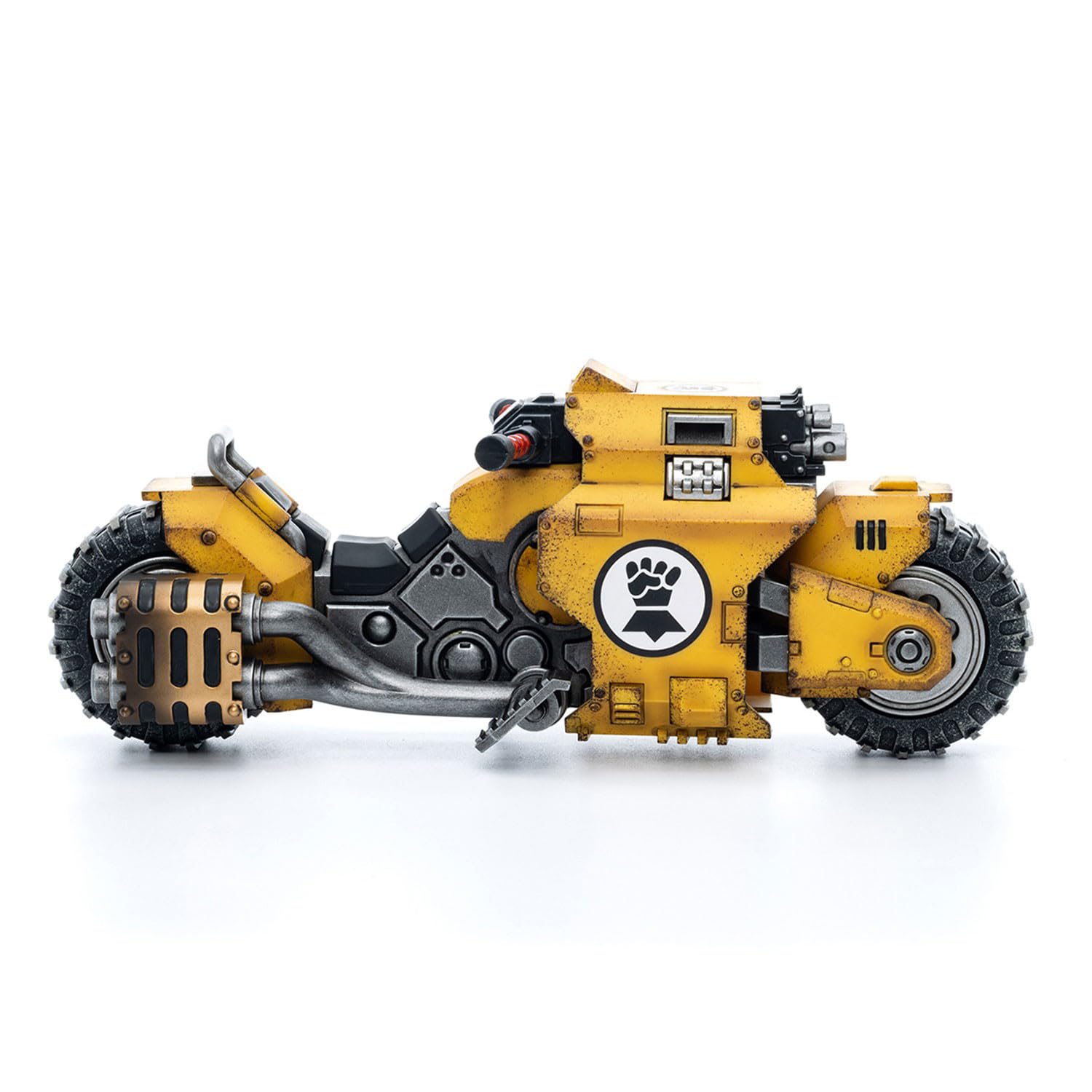 BLOOMAGE JOYTOY (BEIJING) TECH Joy Toy (CN) Warhammer 40k véhicule 1/18 Imperial Fists Raider-pattern Combat Bike 22 cm