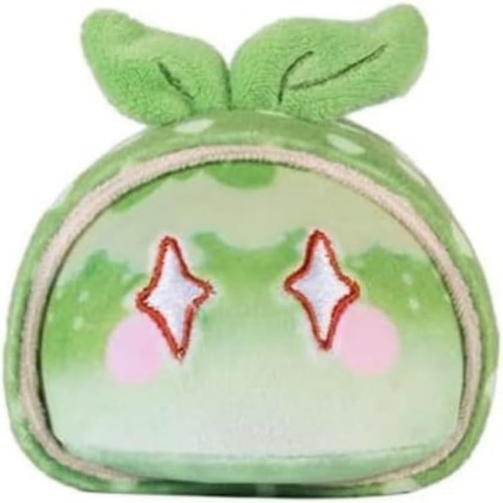 Genshin Impact peluche Slime Sweets Party Series Dendro Slime Matcha Cake Style 7cm