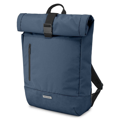 Moleskine ET20FMTRBKB20 Business Backpack, 15-Inch, Can Store Devices, Metro Roll-Top Backpack, Sapphire Blue
