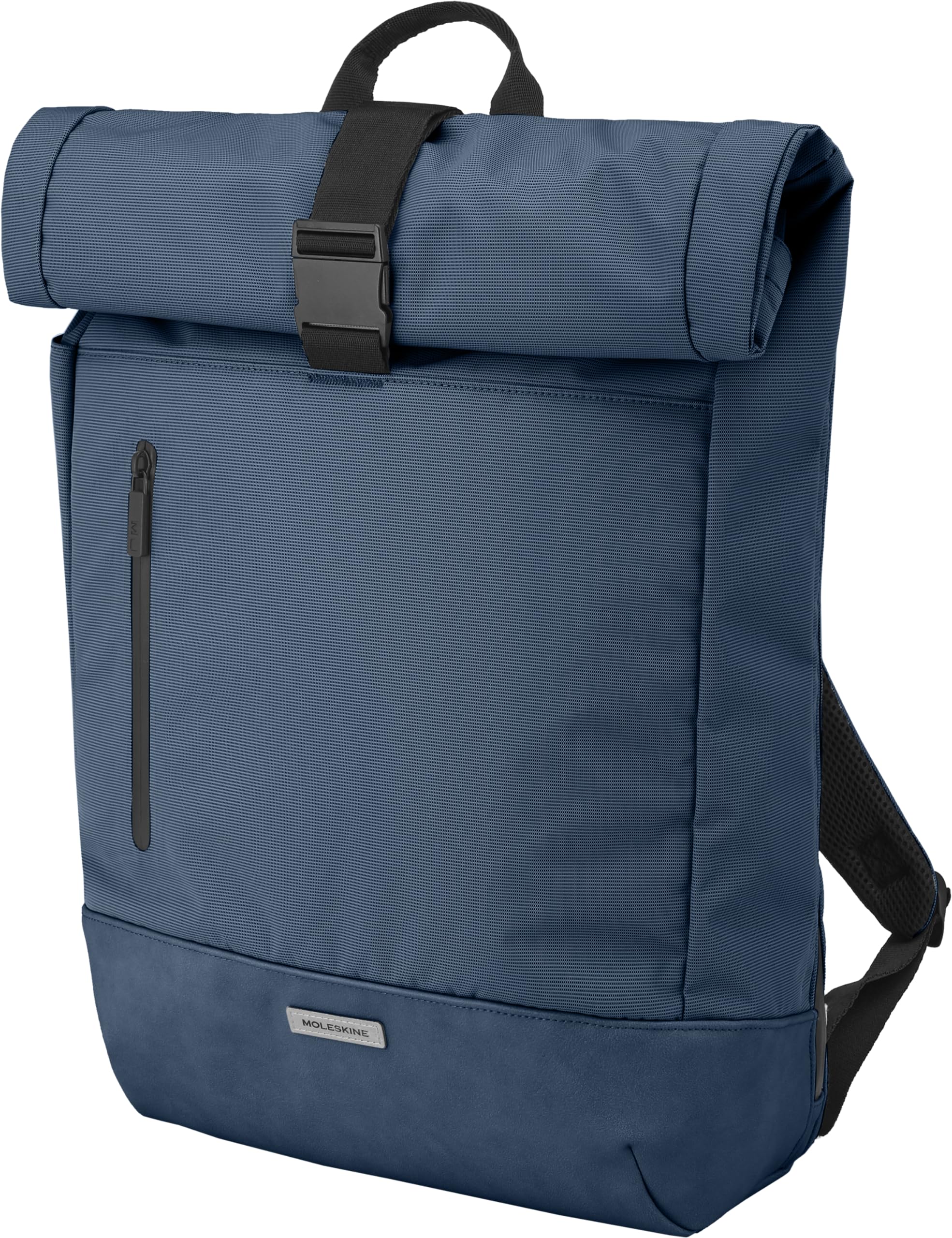 Moleskine ET20FMTRBKB20 Business Backpack, 15-Inch, Can Store Devices, Metro Roll-Top Backpack, Sapphire Blue