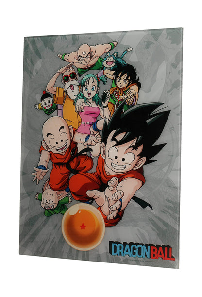 DRAGON BALL - GLASS PRINT - Characters - 30X40 Cm