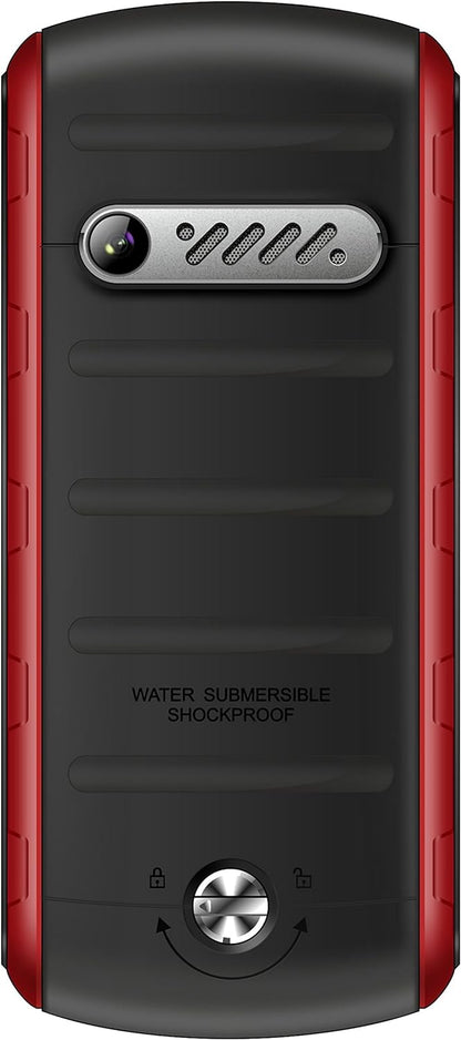 Beafon AL560_EU001BR Outdoor Mobile Phone Bluetooth Hands-Free Function Black/Red Schwarz-rot