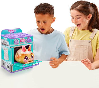 Cookeez Makery Oven, Mix & Make a plush best friend! Place your Dough In The Oven And Be Amazed When A Warm, Scented, Interactive, Comes Out! Which Surprise Bake Will You Make?