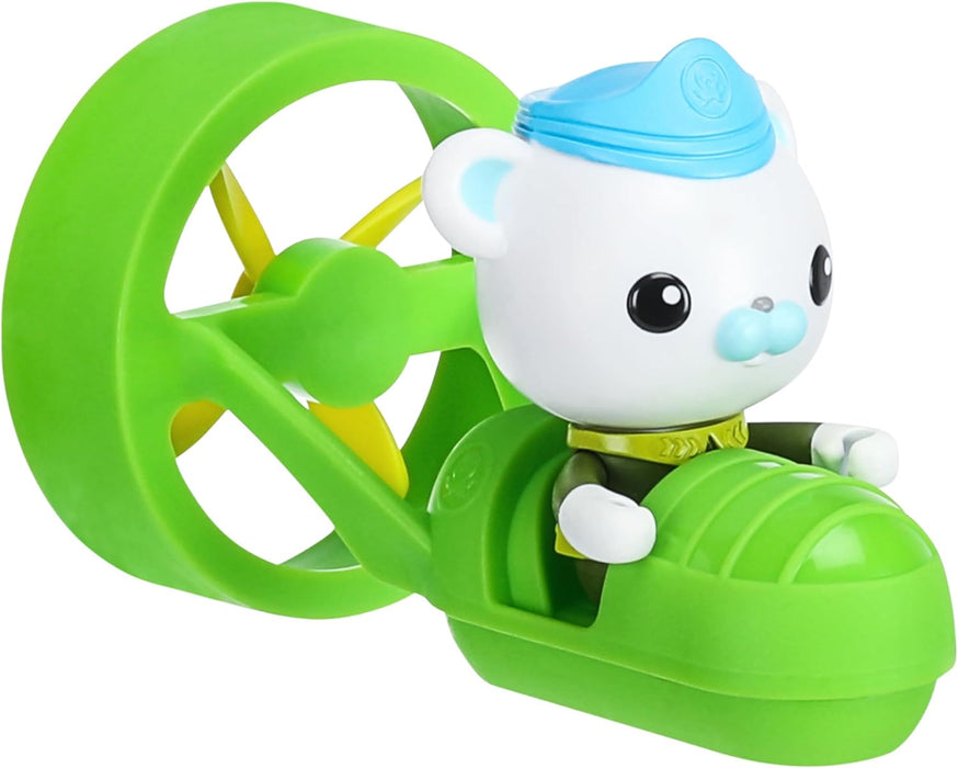 Octonauts Above & Beyond, Deluxe Toy Vehicle & Figure, Gup-K And Captain Barnacles Pack, Includes 3 In 1 Vehicle Including 2 Swamp Speeders, With Chomping Jaws, Disc Launcher and Captain Barnacles