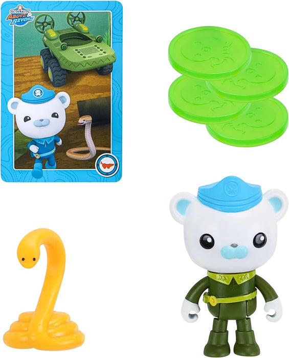 Octonauts Above & Beyond, Deluxe Toy Vehicle & Figure, Gup-K And Captain Barnacles Pack, Includes 3 In 1 Vehicle Including 2 Swamp Speeders, With Chomping Jaws, Disc Launcher and Captain Barnacles