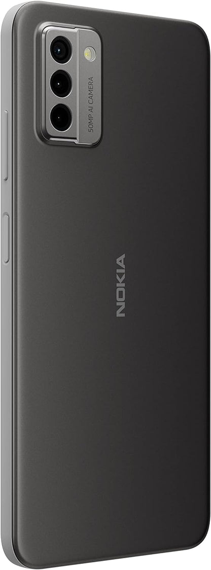 Nokia G22 6.52” HD+ Dual SIM Smartphone, Android 12, 50MP AI camera, 3-Day 5050 mAh Battery, QuickFix repairability, 2 years OS upgrades, 3 years monthly security updates, 3-year warranty - Grey 4/64 GB Grey