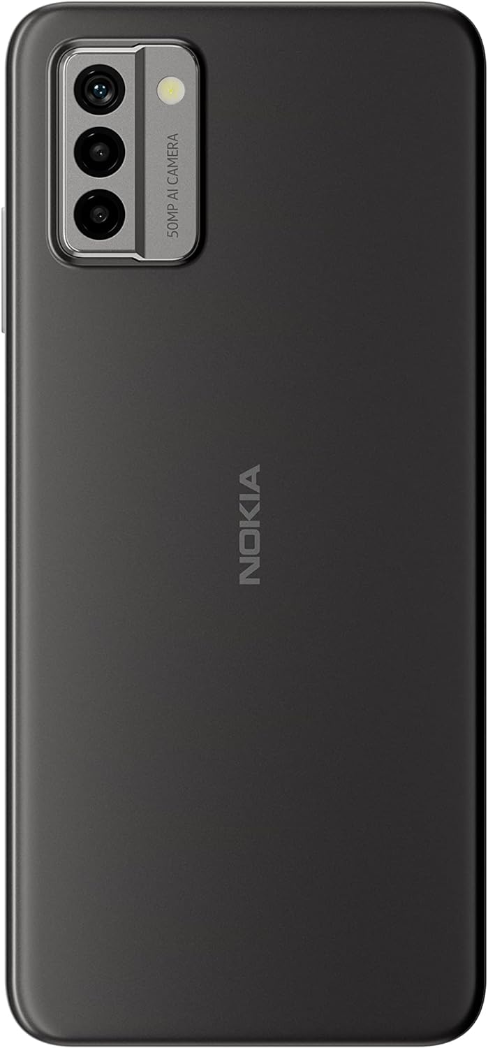 Nokia G22 6.52” HD+ Dual SIM Smartphone, Android 12, 50MP AI camera, 3-Day 5050 mAh Battery, QuickFix repairability, 2 years OS upgrades, 3 years monthly security updates, 3-year warranty - Grey 4/64 GB Grey