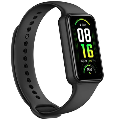 Amazfit Band 7 Activity Fitness Tracker, Always-on Display Smart Watch, Up to 18-Day Battery Life, 24H Heart Rate & SpO₂ Monitoring, 5 ATM Water Resistant, 120 Sports Modes, Alexa Built-in, Black Band 7 Black