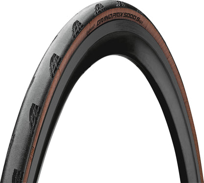 Continental Grand Prix 5000S Tubeless Ready Tyre Foldable Blackchili Compound 2021 Black/Transparent 700X28C