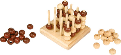 small foot 4462 Tic Tac Toe game in 3D, strategic board game on multiple levels for two persons, from 5 years on