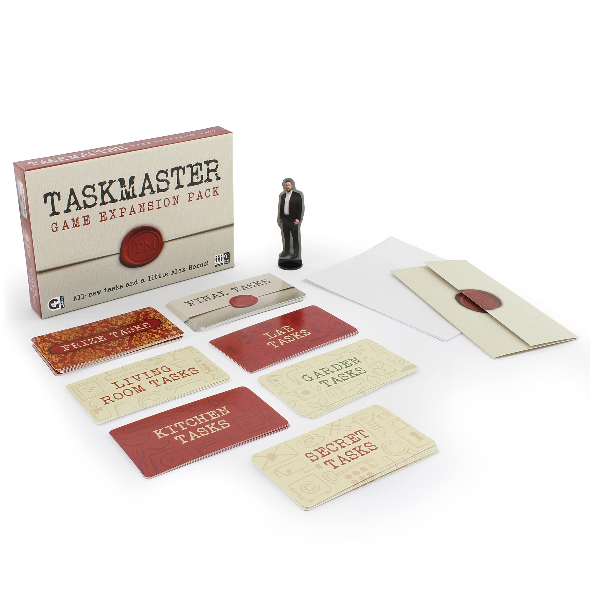 Ginger Fox Taskmaster The Expansion Pack – Compete With Family & Friends in Ludicrous Tasks to be Crowned Taskmaster Champion - All New Tasks - 10 Video Tasks with Alex Horne Games