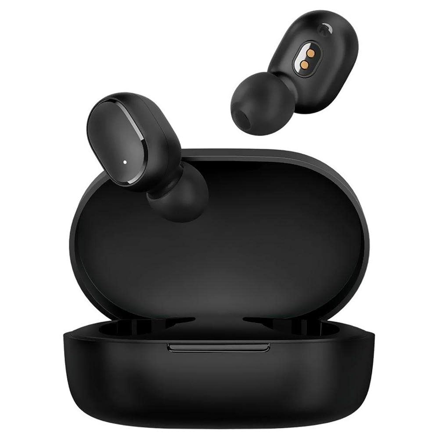 Xiaomi Redmi Buds Essential, HD Sound Quality, Bluetooth 5.2, 18 Hour Battery Life, IPX4 Water Resistance, Mono/Stereo Mode, Game Mode, Clear Call (Black) Black/White