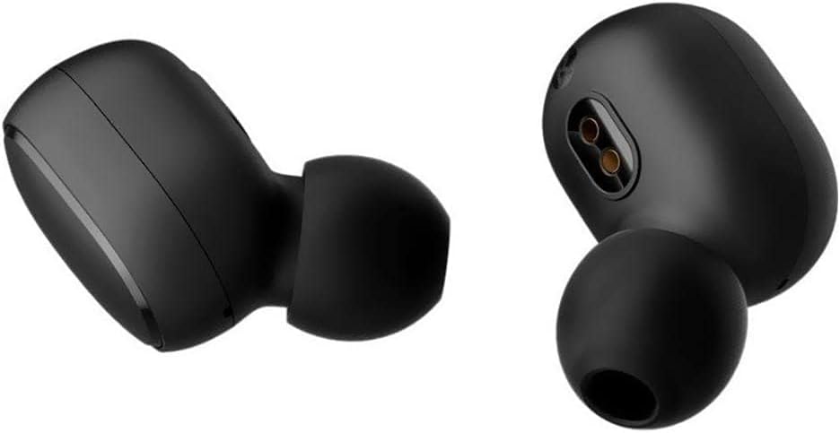 Xiaomi Redmi Buds Essential, HD Sound Quality, Bluetooth 5.2, 18 Hour Battery Life, IPX4 Water Resistance, Mono/Stereo Mode, Game Mode, Clear Call (Black) Black/White