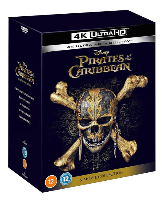 Pirates of The Caribbean 1-5 UHD Steelbook